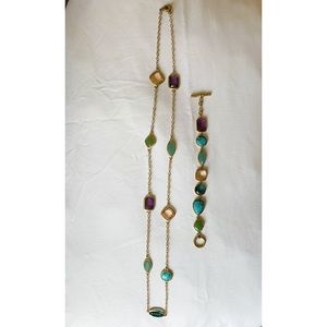 Carolee Necklace and Bracelet Set